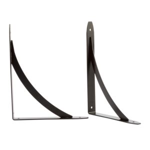 Knape & Vogt Elegant Style Shelf Bracket Black 10inch Knape & Vogt Elegant Style Shelf Bracket Black 10inch